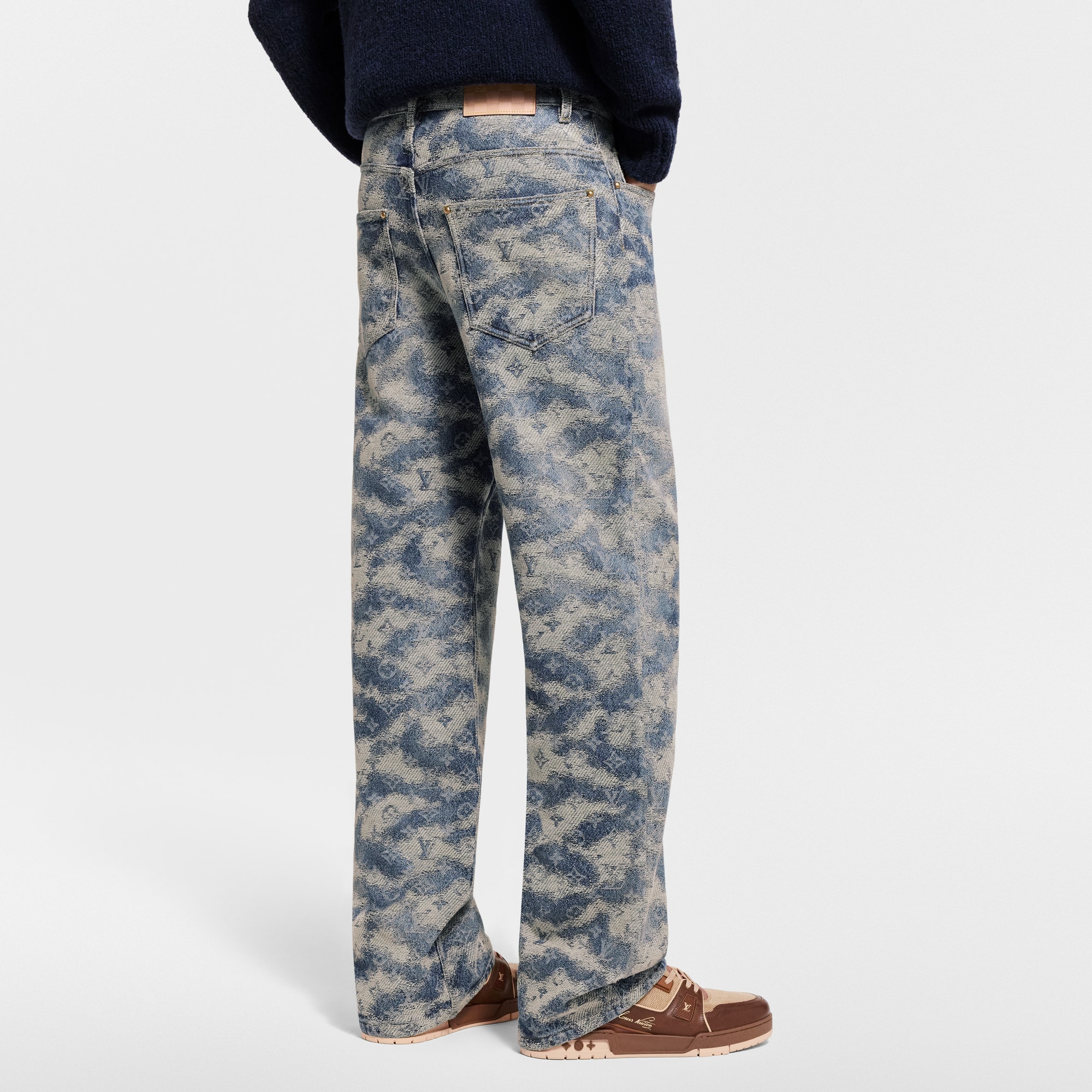 Monogram Denim Skate Pants - Men - Ready-to-Wear | LOUIS VUITTON ®